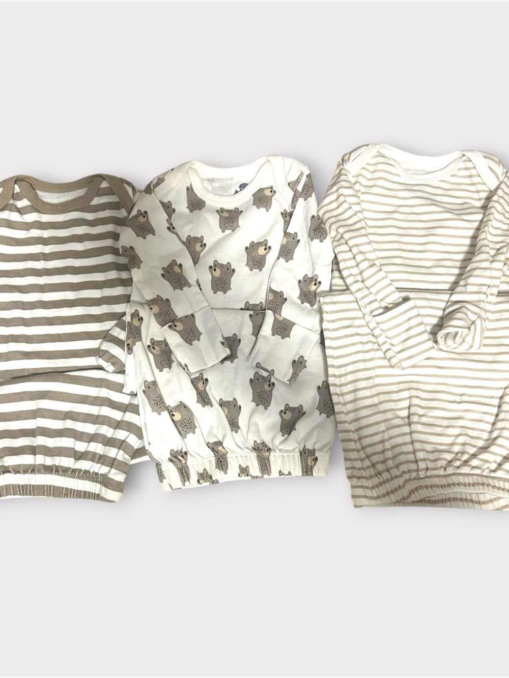 Small Story Sleep Sack Gown 0–6M Open Bottom Long Sleeve Preowned EUC 3 pack